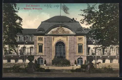 AK Bad Nenndorf, Badehaus, Mittelpartie