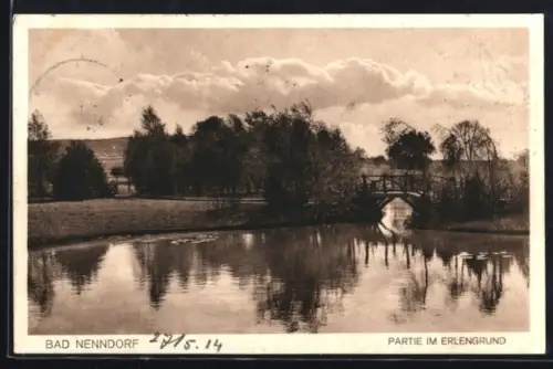 AK Bad Nenndorf, Partie im Erlengrund