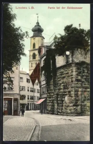AK Lindau i. B., Partie bei der Heidenmauer