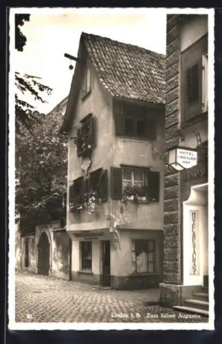 AK Lindau i. B., Zum lieben Augustin, Hotel Lindauer Hof