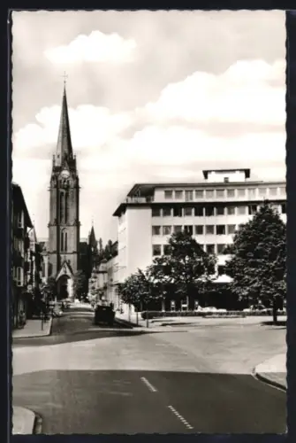 AK Kaiserslautern, Kreissparkasse und Marienkirche