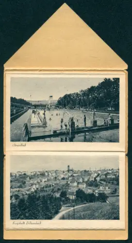 Leporello-AK Lüdenscheid, Wilhelmstrasse, Theater Apollo, Parkhaus, Schützenhalle