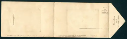 Leporello-AK Neuss a. Rhein, Markt mit Rathaus, Hessenthor, Badeanstalt, Marienkirche