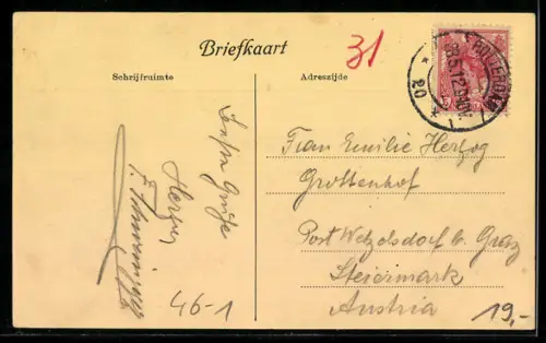 AK Rotterdam, Jonkerfransstraat, Strassenbahn