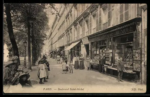 AK Paris, Boulevard Saint-Michel