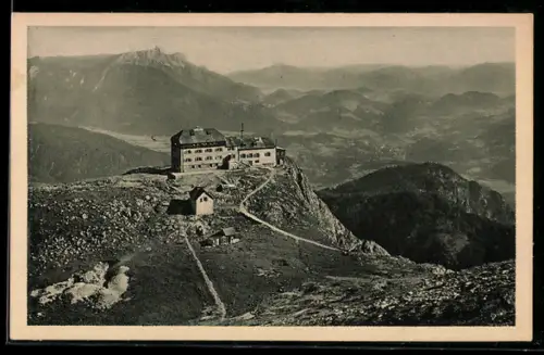 AK Watzmannhaus, Ausblick auf das Unterkunftshaus