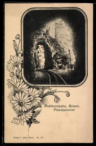 AK Brienz, Planalptunnel der Rothhornbahn