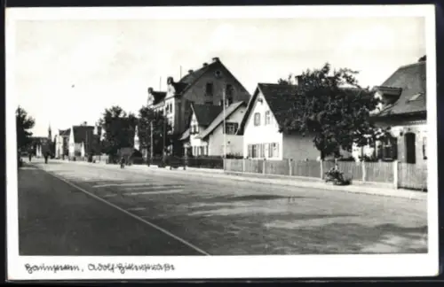 AK Haunstetten, Partie in der Strasse