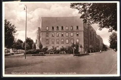 AK Kaiserslautern, Haus Ecke Mannheimer- u. Altenwoogstrasse