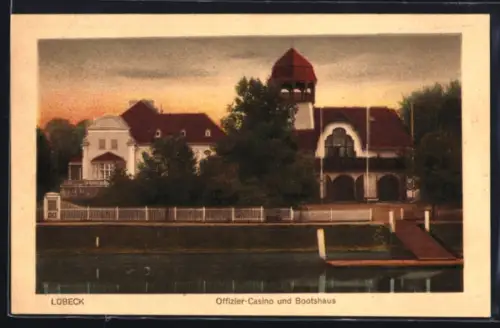 AK Lübeck, Offizier-Casino & Bootshaus
