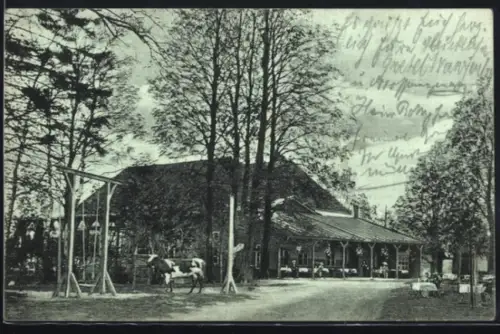 AK Lübeck, Gasthof 1. Fischerbuden, Besitzer C. Breitstadt