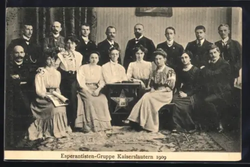 AK Kaiserslautern, Mitglieder der Esperantisten-Gruppe 1909, Esperanto