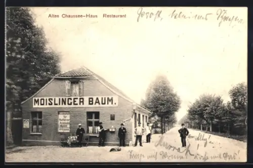 AK Lübeck, Restaurant Moislinger Baum, Altes Chaussee-Haus