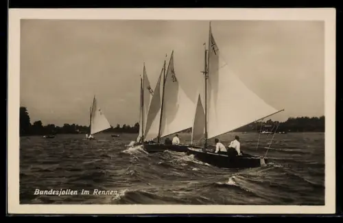 AK Bundesjollen im Rennen, Segelsport