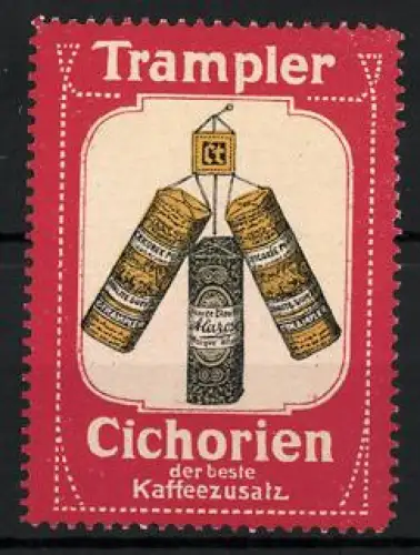 Reklamemarke Trampler, Cichorien, Der beste Kaffeezusatz