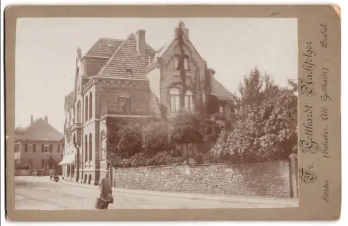 Fotografie Fr. Gotthardt Nachfolger, Höxter a. W., Nicolai-Wall, Ansicht Höxter, Blick zur Apotheke