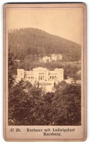 Fotografie unbekannter Fotograf, Ansicht Harzburg, Kurhaus mit Ludwigslust