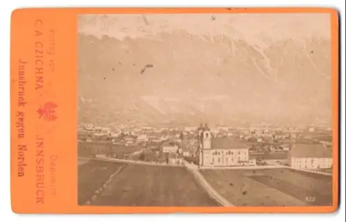 Fotografie C. A. Czichna, Innsbruck, Ansicht Innsbruck, Blick gegen Norden