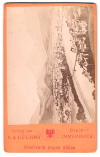 Fotografie C. A. Czichna, Innsbruck, Ansicht Innsbruck, Blick gegen Süden