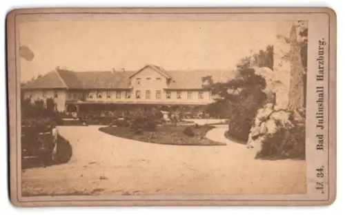 Fotografie unbekannter Fotograf, Ansicht Bad Harzburg, Blick zum Bad Juliusshall