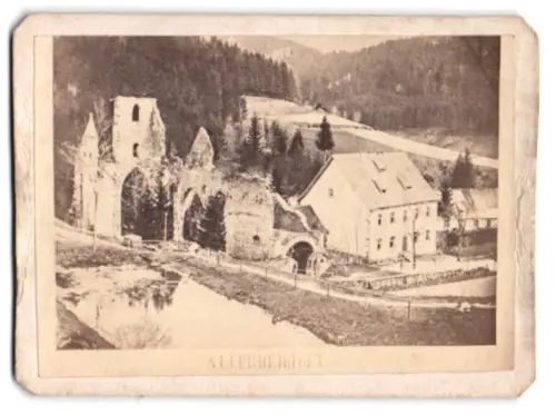 Fotografie unbekannter Fotograf, Ansicht Allerheiligen, Ruine am Wald