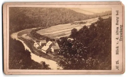 Fotografie unbekannter Fotograf, Ansicht Treseburg, Blick v. d. Alten Burg