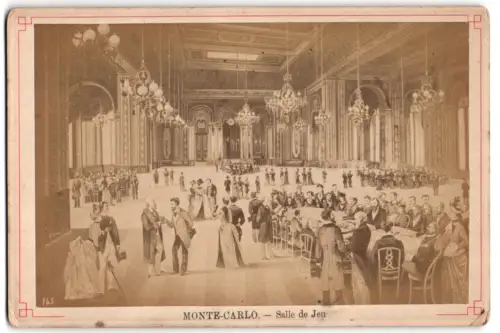 Fotografie unbekannter Fotograf, Ansicht Monte-Carlo, Salle de Jeu