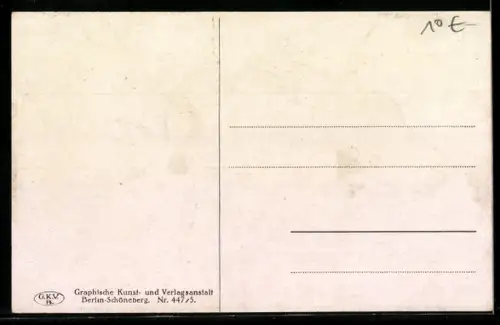 AK Drei Jagdhunde, Portrait