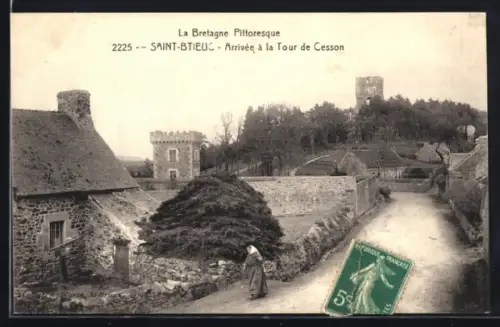 AK Saint-Brieuc, arrivée á la tour de Cesson