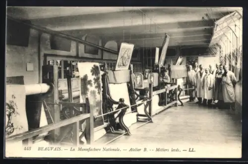 AK Beauvais, La Manufacture Nationale, Atelier B, Metiers leves, Teppichmanufaktur