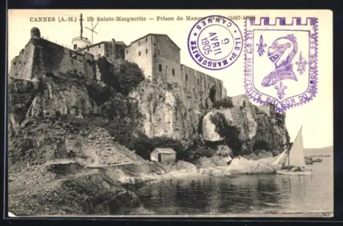 AK Cannes, Ile Sainte Marguerite, Prison du Masque de fer
