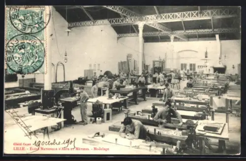 AK Lille, Ecole Nationale d`Arts et Metiers, Modelage