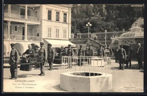 AK Bourbon-Lancy, Parc de l`Établissement, Chaises à Porteurs
