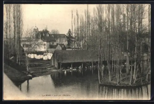AK Le Mans, Vue sur l`Huisne