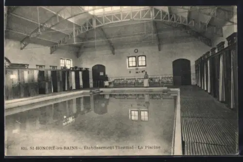 AK Saint-Honoré-les-Bains, Établissement Thermal, La Piscine
