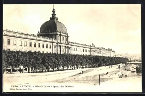 AK Lyon, Hotel Dieu, Quai du Rhone