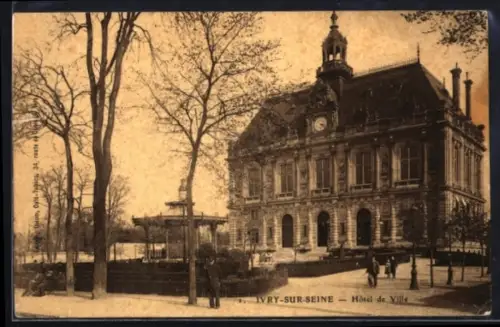 AK Ivry-sur-Seine, Hotel de Ville