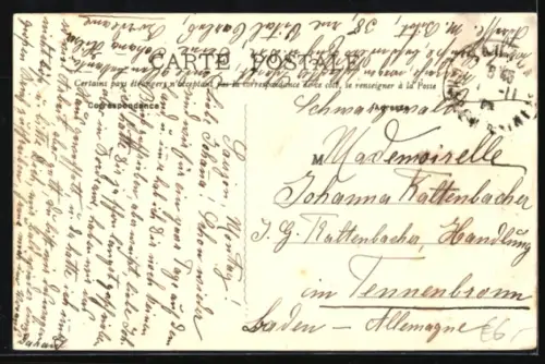 AK Saujon, La Rue Carnot