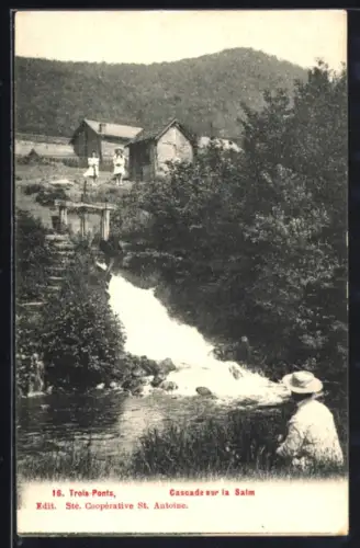 AK Trois-Ponts, Cascade sur la Salm