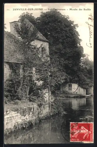 AK Janville-sur-Juine, Les Pastouraux, Moulin des Scellés