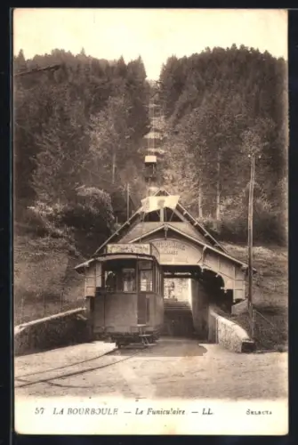 AK La Bourboule, Le Funiculaire