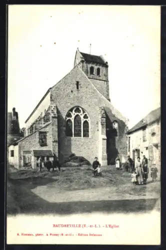 AK Baudreville /E.-et-L., L`Eglise
