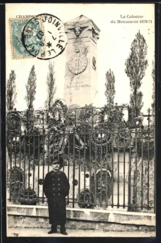 AK Champigny-sur-Marne, Monument für die Gefallenen 1870-1871