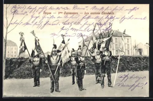 AK Noyon, 9me Cuirassiers, Les anciens Étendards