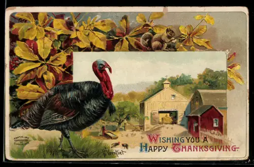 AK Truthahn und Bauernhof, Happy Thanksgiving