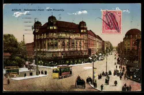 AK Berlin-Tiergarten, Potsdamer Platz, Hotel Fürstenhof