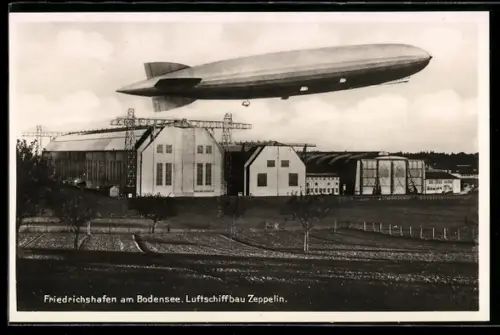 AK Friedrichhafen, Luftschiffbau-Anlage Zeppelin