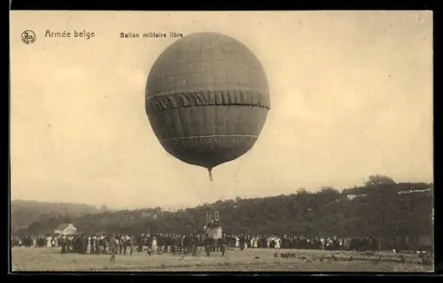 AK Armée belge, Ballon militaire libre