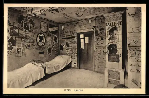 AK Jena, Carcer mit studentischen Wandmalereien
