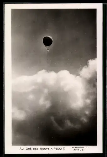 AK Ballon in einer Höhe von 4200 Metern